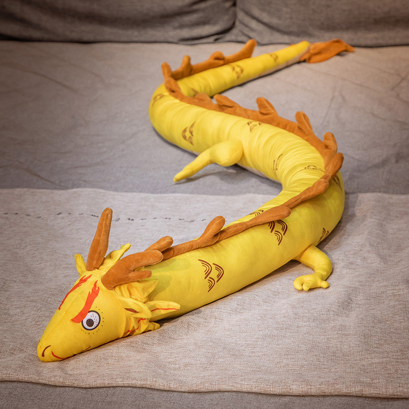 New Creative Chinese Dragon Plush Toy Giant Anime Fire Water Dragons for Kids Girls Birthday gift Zodiac Decoration 220cm 400cm DY10031
