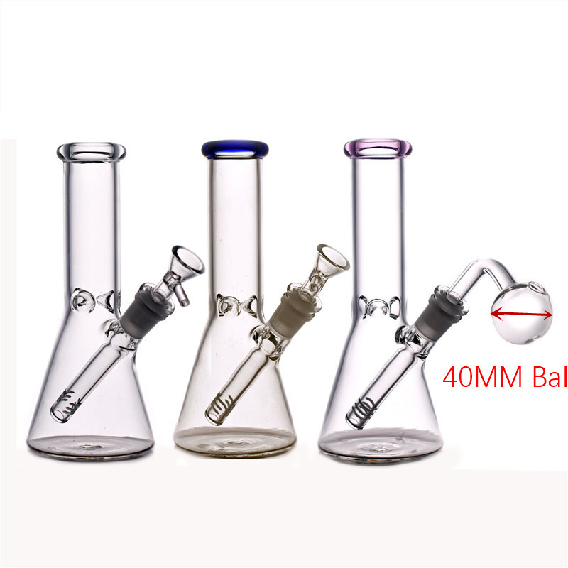8inch Glass beaker bong color lip dab oil rig glass recycler bongs bubbler Hookah shisha with 40mm glass oil burner pipe and downstem bowl
8inch Glass beaker bong color lip dab oil rig glass recycler bongs bubbler Hookah shisha with 40mm glass oil burner pipe and downstem bowl