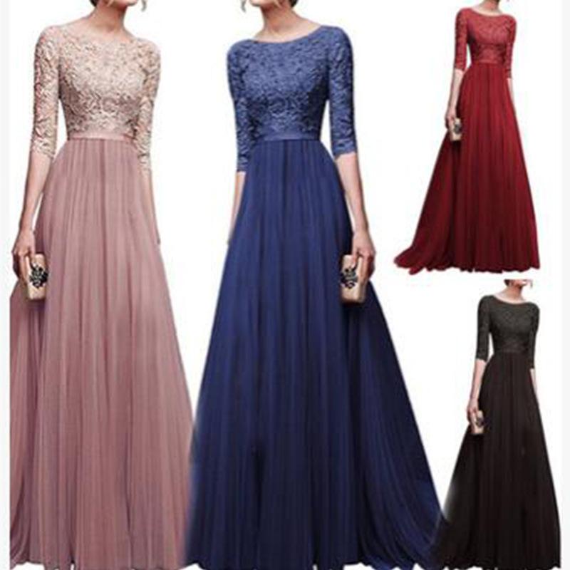 Elegant Lace Stitched Mesh Bohemian Maxi Dress Women Fashion Slim High Waist Half Sleeve Party Dresses 2021 Spring Autumn Dress, Malachite blue
Elegant Lace Stitched Mesh Bohemian Maxi Dress Women Fashion Slim High Waist Half Sleeve Party Dresses 2021 Spring Autumn Dress, Malachite blue