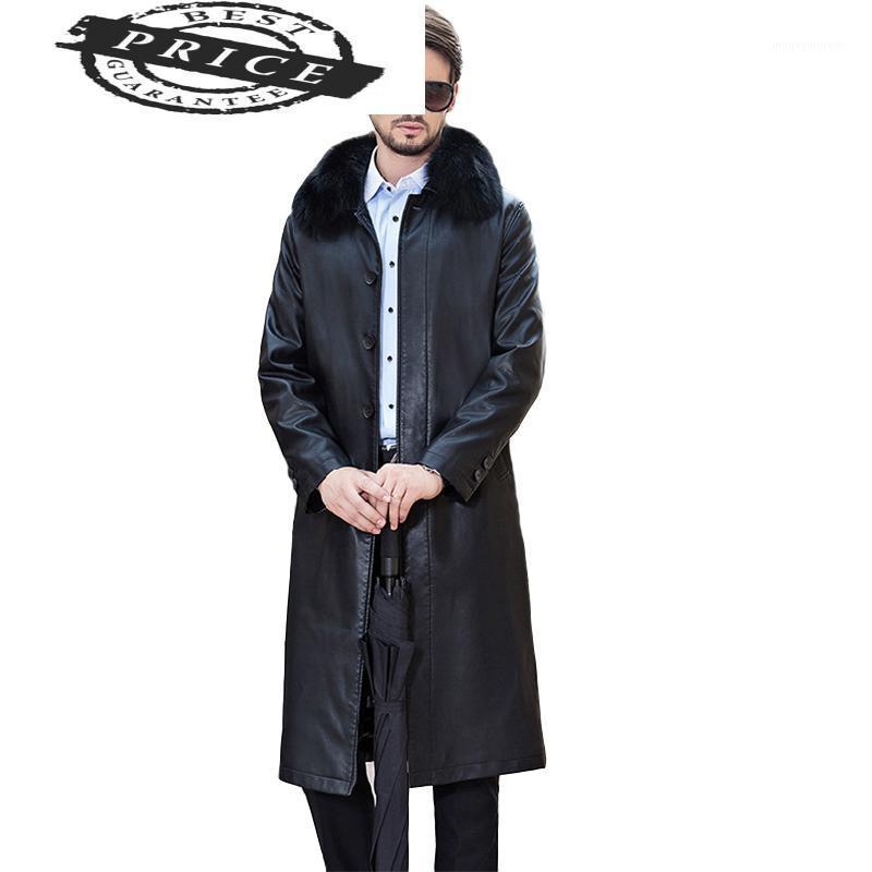 Trench Winter Black Coat Men Pu Turn Collar Long Single Breasted Windbreaker Slim Casual Coats Male Jackets Outerwear -5XL1
Trench Winter Black Coat Men Pu Turn Collar Long Single Breasted Windbreaker Slim Casual Coats Male Jackets Outerwear -5XL1