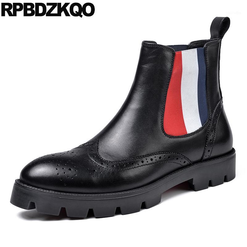 Brogue Mens Pointed Toe Dress Boots Wedding Black High Sole Slip On Shoes Ankle Wingtip Formal Chunky Full Grain Korean1
Brogue Mens Pointed Toe Dress Boots Wedding Black High Sole Slip On Shoes Ankle Wingtip Formal Chunky Full Grain Korean1