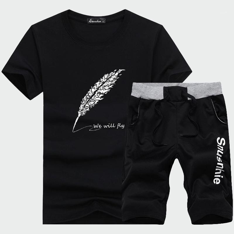 2020 New Summer Men Sets Fashion Sporting Suit Sweatshirt +Sweatpants Mens Short Sleeve Sets Clothing Tracksuit Hoodies ML2521, Gray
2020 New Summer Men Sets Fashion Sporting Suit Sweatshirt +Sweatpants Mens Short Sleeve Sets Clothing Tracksuit Hoodies ML2521, Gray