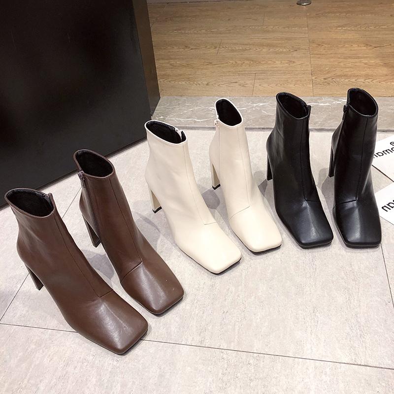 Hot Sale-Women Elegant Ankle Boots Shoes Block High Heels Sock Boots Square Toe Chunky Heels Zipper Lady Autumn Winter Party Shoes, Black
Hot Sale-Women Elegant Ankle Boots Shoes Block High Heels Sock Boots Square Toe Chunky Heels Zipper Lady Autumn Winter Party Shoes, Black
