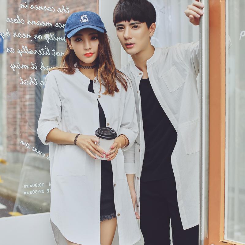 Men Shirts Long Sleeve 2021 British Brand Men Casual Shirt Fashion Multi-pocket Linen Shirt Male & Female Couple Long, White
Men Shirts Long Sleeve 2021 British Brand Men Casual Shirt Fashion Multi-pocket Linen Shirt Male & Female Couple Long, White