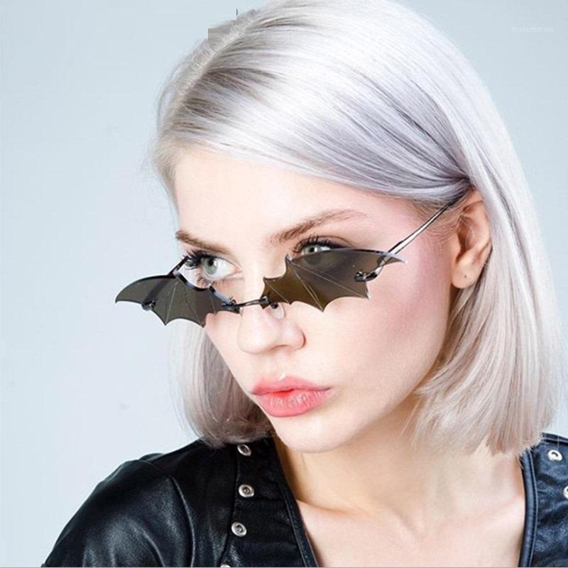 Sunglasses Women Punk Cat-eye Rimless Unique Design Bat Sunglasses Vintage Mirror New Fashion Women Men UV4001
Sunglasses Women Punk Cat-eye Rimless Unique Design Bat Sunglasses Vintage Mirror New Fashion Women Men UV4001