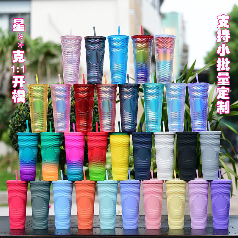 2021 Starbucks Double Barbie pink Durian Laser Straw Cup Tumblers Mermaid Plastic Cold Water Coffee Cups Gift Mug, 700-800ml
2021 Starbucks Double Barbie pink Durian Laser Straw Cup Tumblers Mermaid Plastic Cold Water Coffee Cups Gift Mug, 700-800ml