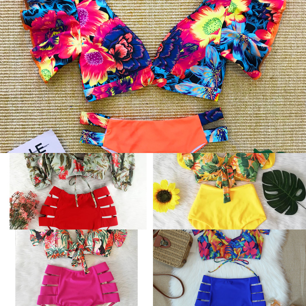 Sexy High Waist Bikini 2021 Swimwear Women Swimsuit Push Up Biquini Ruffle Bikinis Swimming Suit Bathing Suit Summer Beachwear W1221, White;black
Sexy High Waist Bikini 2021 Swimwear Women Swimsuit Push Up Biquini Ruffle Bikinis Swimming Suit Bathing Suit Summer Beachwear W1221, White;black