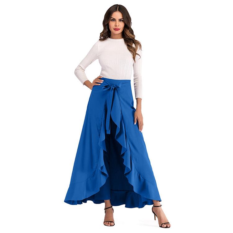 FNOCE 2020 new women' pants fashion casual trends Ruffles solid high waist loose zipper slim full Pencil Pants, White
FNOCE 2020 new women' pants fashion casual trends Ruffles solid high waist loose zipper slim full Pencil Pants, White