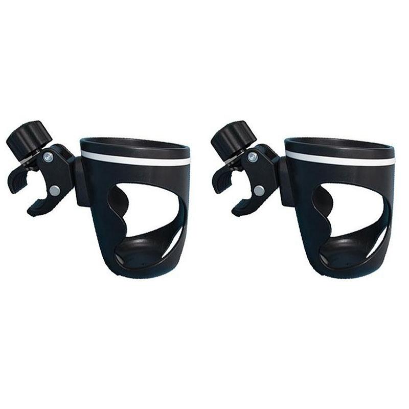 2 Pcs Stroller Beverage Racks, 360-Degree Rotating Bicycle, Universal Cup Holder for Wheelchairs and Strollers
2 Pcs Stroller Beverage Racks, 360-Degree Rotating Bicycle, Universal Cup Holder for Wheelchairs and Strollers
