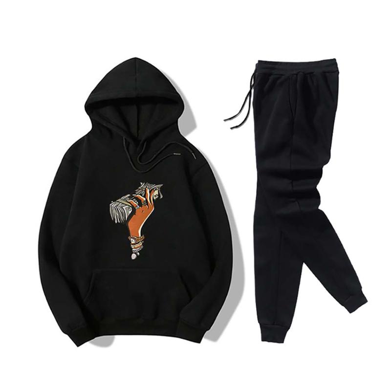 Sport Two Piece Set Women Fitness Bassic Tractsuit Creative Printed Oversize Pocket Hoodies Sweatpant Sets, White
Sport Two Piece Set Women Fitness Bassic Tractsuit Creative Printed Oversize Pocket Hoodies Sweatpant Sets, White