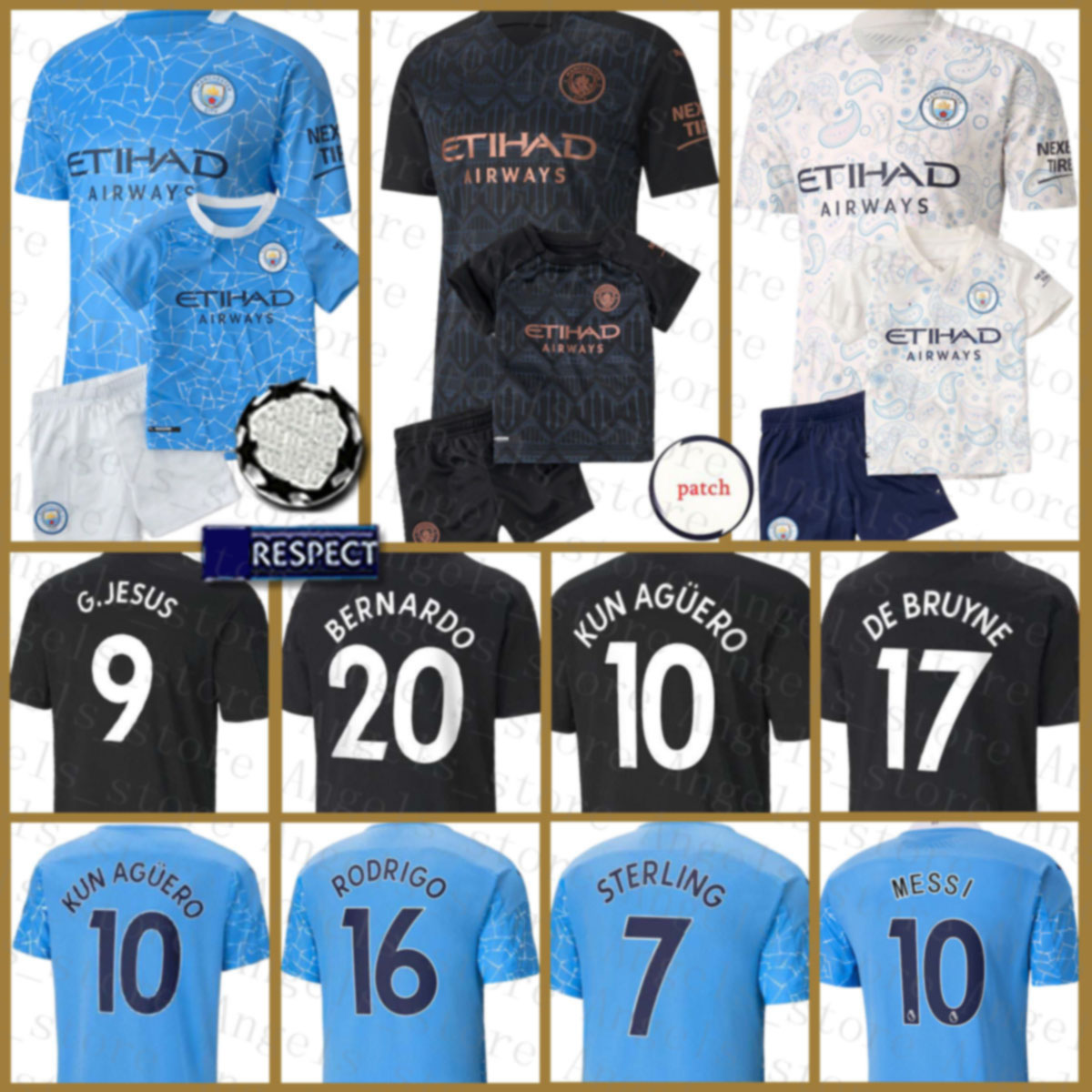 Man City manchester Soccer Jersey KUN AGUERO Football Shirt DE BRUYNE maillot de foot G.JESUS Men's STONES Kids WALKER GUNDOGAN MENDY, Patch+kids kits-manchen
Man City manchester Soccer Jersey KUN AGUERO Football Shirt DE BRUYNE maillot de foot G.JESUS Men's STONES Kids WALKER GUNDOGAN MENDY, Patch+kids kits-manchen
