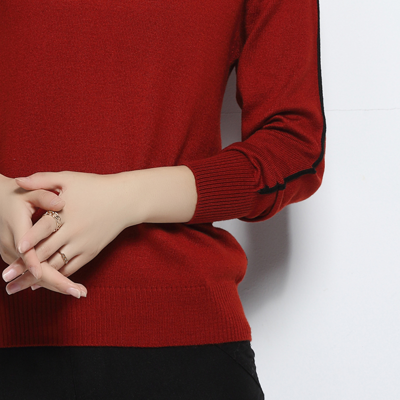 New Autumn Winter Women Sweaters And Pullovers V-neck Cashmere Sweaters Wild Female Knitted Slim Wool Sweater 14 Color 201221