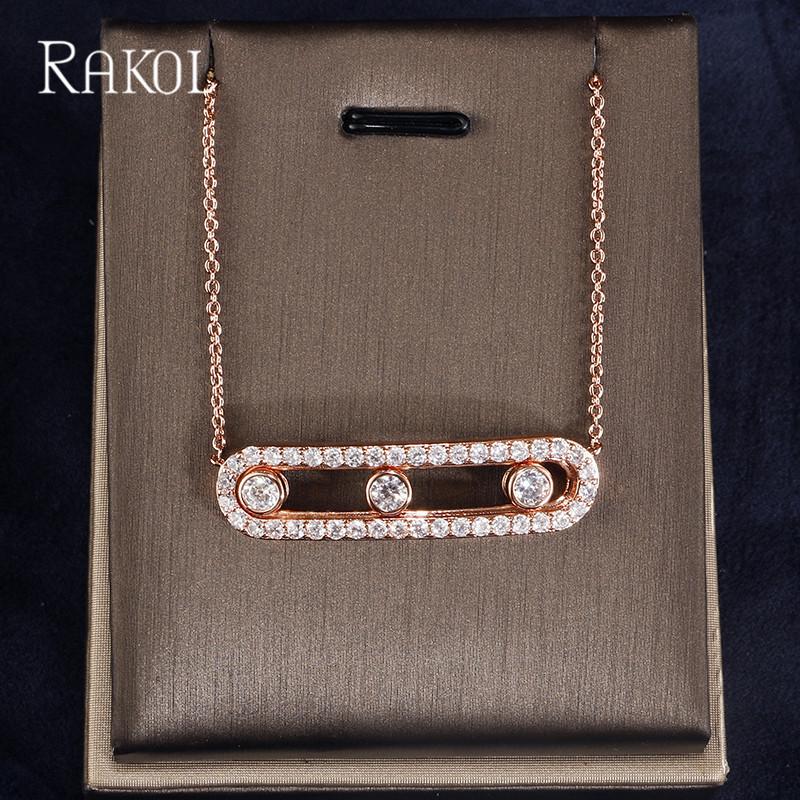 RAKOL New Statement Hot Selling Single Round Gray Cubic Zircon with CZ Flower Pendant Necklace for Women Christmas Gift RK2020B
RAKOL New Statement Hot Selling Single Round Gray Cubic Zircon with CZ Flower Pendant Necklace for Women Christmas Gift RK2020B
