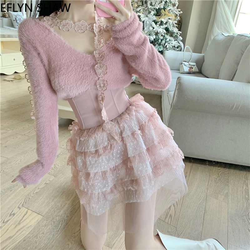 2021 New Sweet Set for the Women Pink Spring Sweater and Puff Skirt Defines Birthday Sexy Clothes Two Party Pieces Clubwear E6U5, White
2021 New Sweet Set for the Women Pink Spring Sweater and Puff Skirt Defines Birthday Sexy Clothes Two Party Pieces Clubwear E6U5, White