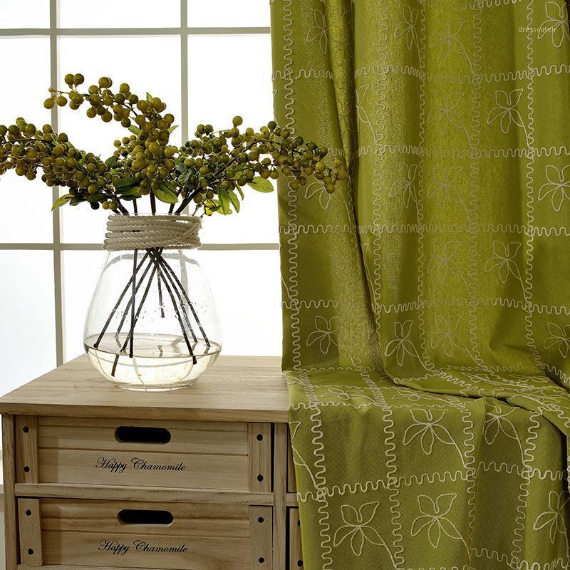 American Simple Modern Plaid Cotton Embroidery Curtains for Living Dining Room Bedroom.1, Tulle
American Simple Modern Plaid Cotton Embroidery Curtains for Living Dining Room Bedroom.1, Tulle
