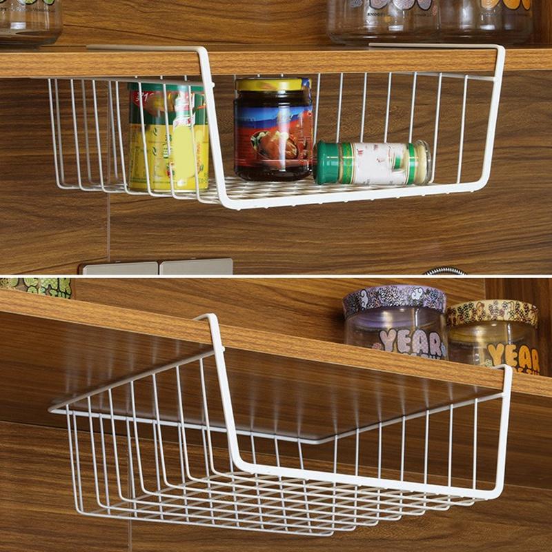 Under Shelf Basket, 2 Pack Stainless Steel Wire Rack Space Saving Under Shelf Cabinet Storage for Organization Kitchen Cou
Under Shelf Basket, 2 Pack Stainless Steel Wire Rack Space Saving Under Shelf Cabinet Storage for Organization Kitchen Cou