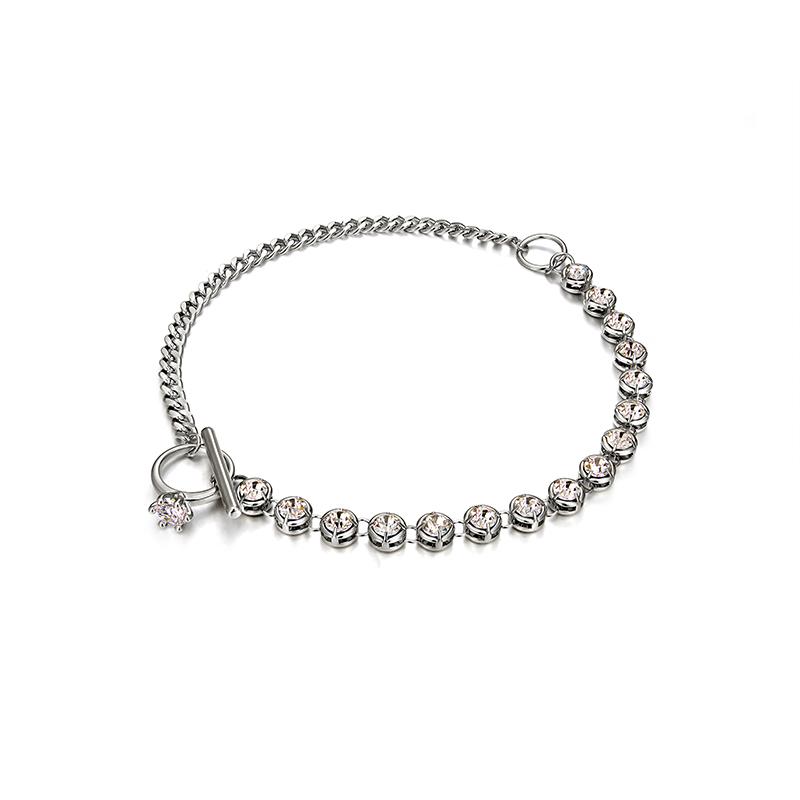 original designer water drill splice chain OT buckle insert drill ring pendant short collarbone chain female necklace
original designer water drill splice chain OT buckle insert drill ring pendant short collarbone chain female necklace