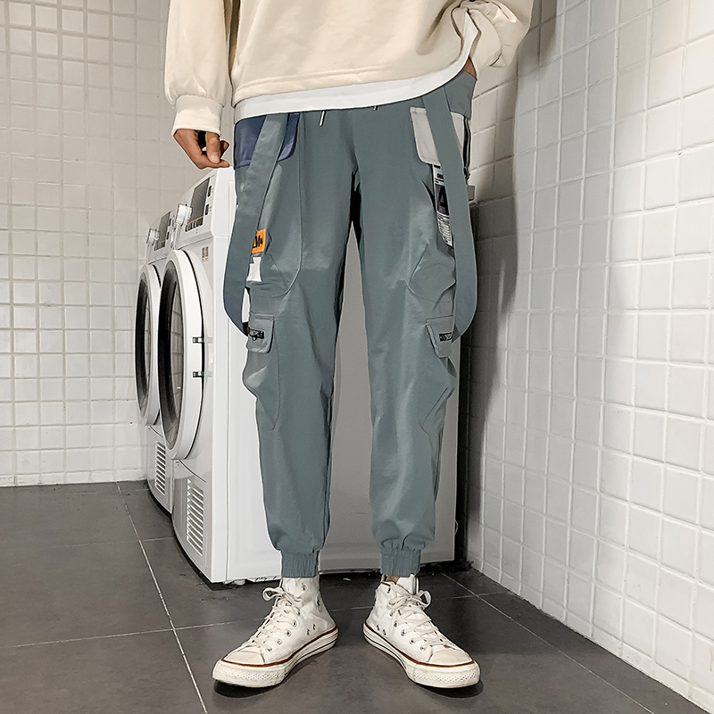 2020 Summer Casual Men Cargo Trousers Printing Loose Harem Joggers Sport Large Size Menstreetwear Clothing Hip-hop Pants Men LJ201007