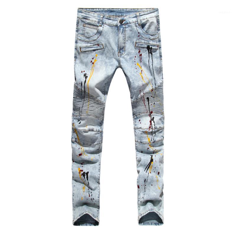 Wholesale- Men Biker Jeans Design Fashion Jeans For Men Hip Hop Strech Pleated Jeans Europe and the United States foreign trade foreign1, 02
Wholesale- Men Biker Jeans Design Fashion Jeans For Men Hip Hop Strech Pleated Jeans Europe and the United States foreign trade foreign1, 02