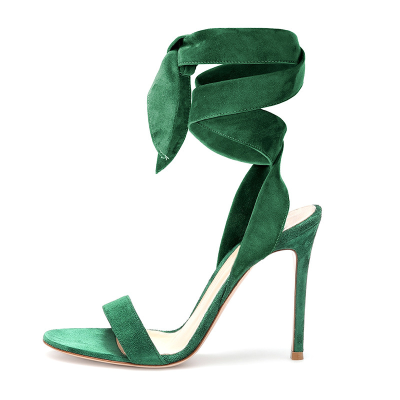 Green Suede Sexy Bandge Peep Ladies Toe Gladiator Thin Heels High Zapatos Parties Summer Street Outfit Sandals 5087, Dark brown
Green Suede Sexy Bandge Peep Ladies Toe Gladiator Thin Heels High Zapatos Parties Summer Street Outfit Sandals 5087, Dark brown