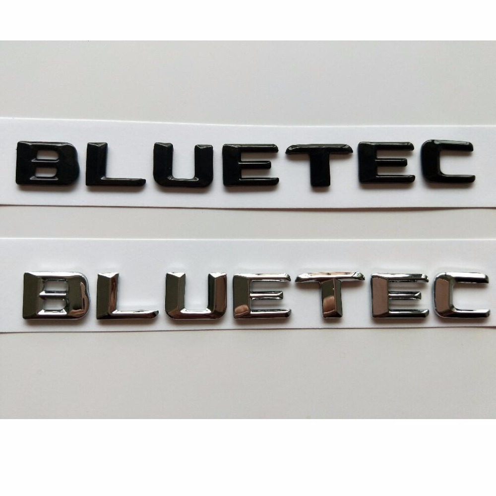 Chrome Matte Gloss Black Letters Word BLUETEC Fender Trunk Lid Lip Badges Emblems Emblem Badge Sticker for Mercedes Benz AMG
Chrome Matte Gloss Black Letters Word BLUETEC Fender Trunk Lid Lip Badges Emblems Emblem Badge Sticker for Mercedes Benz AMG