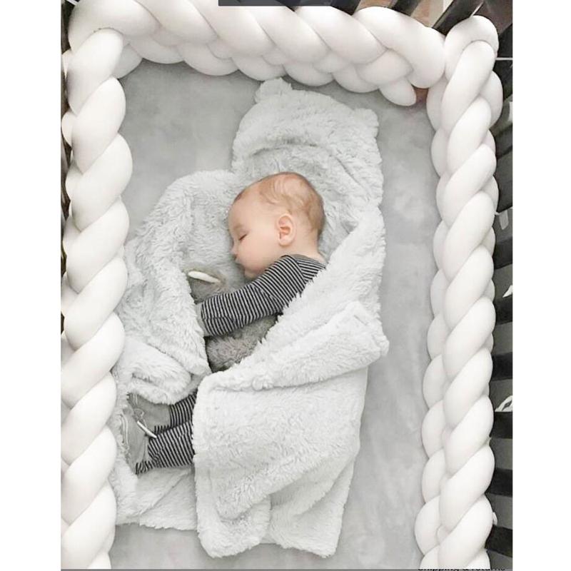 First Walkers Baby Bed Bumper On The Crib Bedding Set For Born Boy Girl Cot Protector Knot Braid Pillow Cushion Room Decor 1-4M
First Walkers Baby Bed Bumper On The Crib Bedding Set For Born Boy Girl Cot Protector Knot Braid Pillow Cushion Room Decor 1-4M