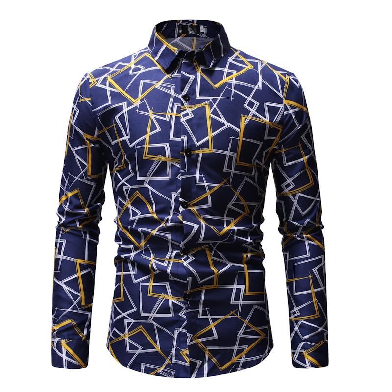 Shirt Men's Plaid Without Pocket Men Clothes Slim Fit Men Long Sleeve Shirt Casual Social Printed Lapel, Gold
Shirt Men's Plaid Without Pocket Men Clothes Slim Fit Men Long Sleeve Shirt Casual Social Printed Lapel, Gold