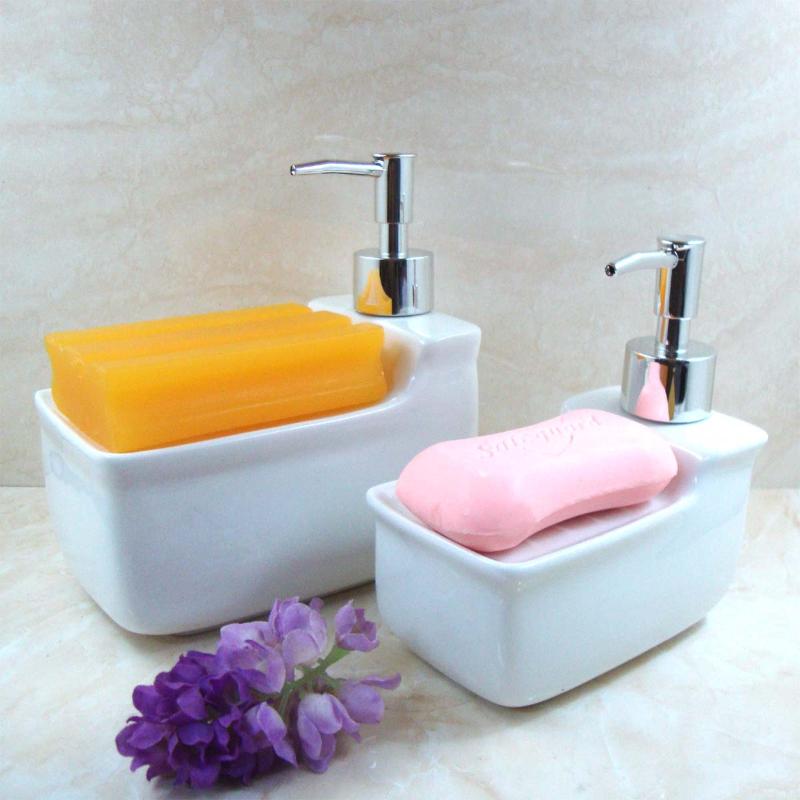White ceramic hand-painted colorful lotion bottle pressing bottle bath shampoo packaging bathroom supplies with soap box
White ceramic hand-painted colorful lotion bottle pressing bottle bath shampoo packaging bathroom supplies with soap box