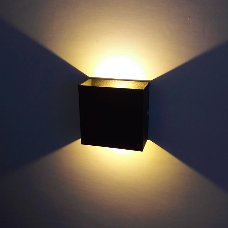 Cube CoB 6W LED up and Down Wall Sconce AC85-265V Bedroom Bedside Cube wall light Indoor Aluminium decoration Lighting fixture
Cube CoB 6W LED up and Down Wall Sconce AC85-265V Bedroom Bedside Cube wall light Indoor Aluminium decoration Lighting fixture