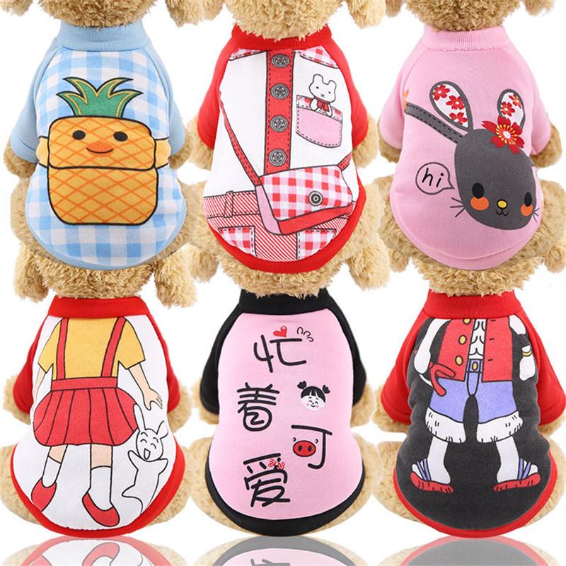 2020 New Cute Cloth Pet Clothes Cartoon Breathable Thin Velvet Dog Coat Sweatshirt for Puppy Chihuahua and Cat Coat Pet Supplies, As picture
2020 New Cute Cloth Pet Clothes Cartoon Breathable Thin Velvet Dog Coat Sweatshirt for Puppy Chihuahua and Cat Coat Pet Supplies, As picture