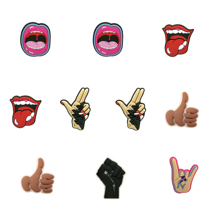moq=2lots mouth shape gesture shoe charms wholesale jibitz for croc soft rubber PVC charms accessories promotional, White;pink
moq=2lots mouth shape gesture shoe charms wholesale jibitz for croc soft rubber PVC charms accessories promotional, White;pink