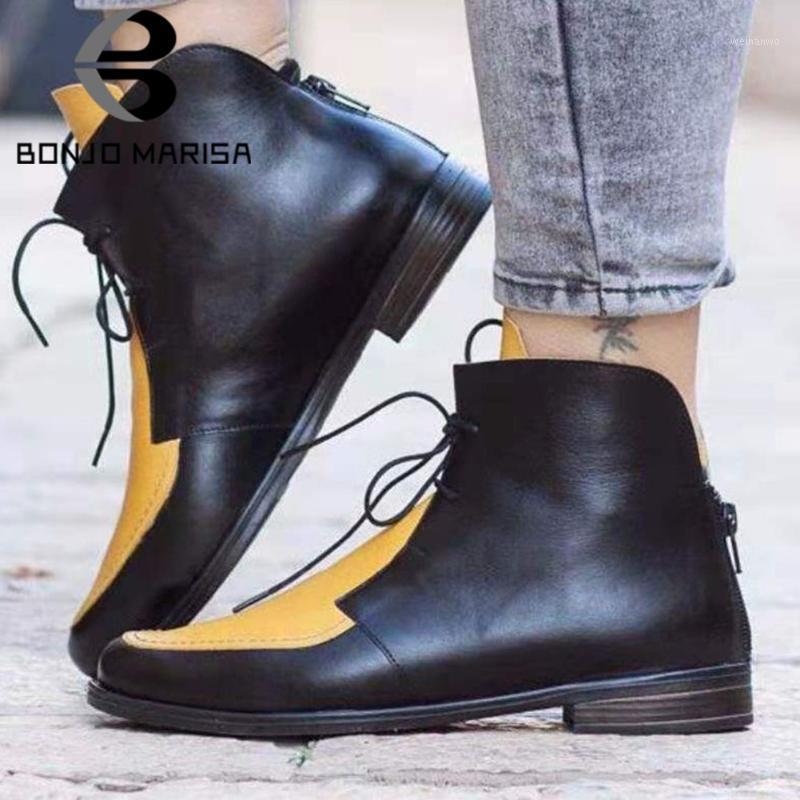 BONJOMARISA New Arrival Ladies Mature Dress Boots Concise mixed-color Ankle Boots Women 2020 Casual Low Heel Shoes Woman1, Yellow
BONJOMARISA New Arrival Ladies Mature Dress Boots Concise mixed-color Ankle Boots Women 2020 Casual Low Heel Shoes Woman1, Yellow
