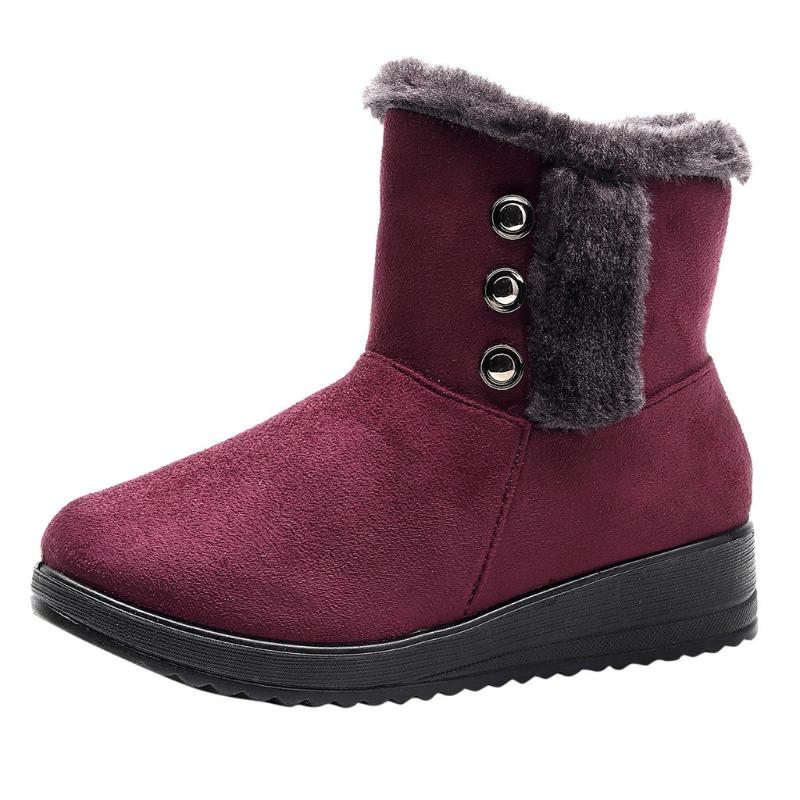 Women Ankle Booties Ladies Winter Flock Short Snow Boots winter Warm Shoes With Plush Inside Mujer Invierno 2020 Footwear new, Black
Women Ankle Booties Ladies Winter Flock Short Snow Boots winter Warm Shoes With Plush Inside Mujer Invierno 2020 Footwear new, Black