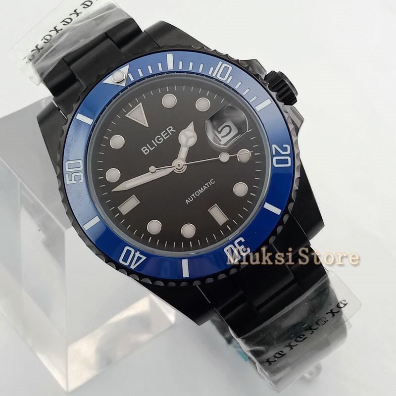 40mm black dial bracelet Sport Relogio Masculino Luminous Automatic Top Marque Luxe Hommes Date Horloge Montres Hommes Mechanica, 2592-4
40mm black dial bracelet Sport Relogio Masculino Luminous Automatic Top Marque Luxe Hommes Date Horloge Montres Hommes Mechanica, 2592-4