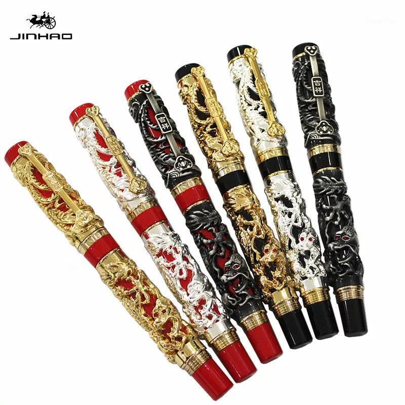 6 Colors Jinhao The Latest Design Dragon And Phoenix Golden Metal Fountain Pen High Quality Hot Selling luxury writing gift pens1, Red
6 Colors Jinhao The Latest Design Dragon And Phoenix Golden Metal Fountain Pen High Quality Hot Selling luxury writing gift pens1, Red