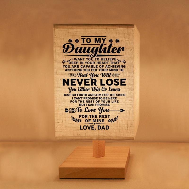 Dad To My daughter Wood Table Lamp Modern Living Room Bedroom Bedside Lamp Night Light Warm White Gift Wood Table Kids Roo
Dad To My daughter Wood Table Lamp Modern Living Room Bedroom Bedside Lamp Night Light Warm White Gift Wood Table Kids Roo
