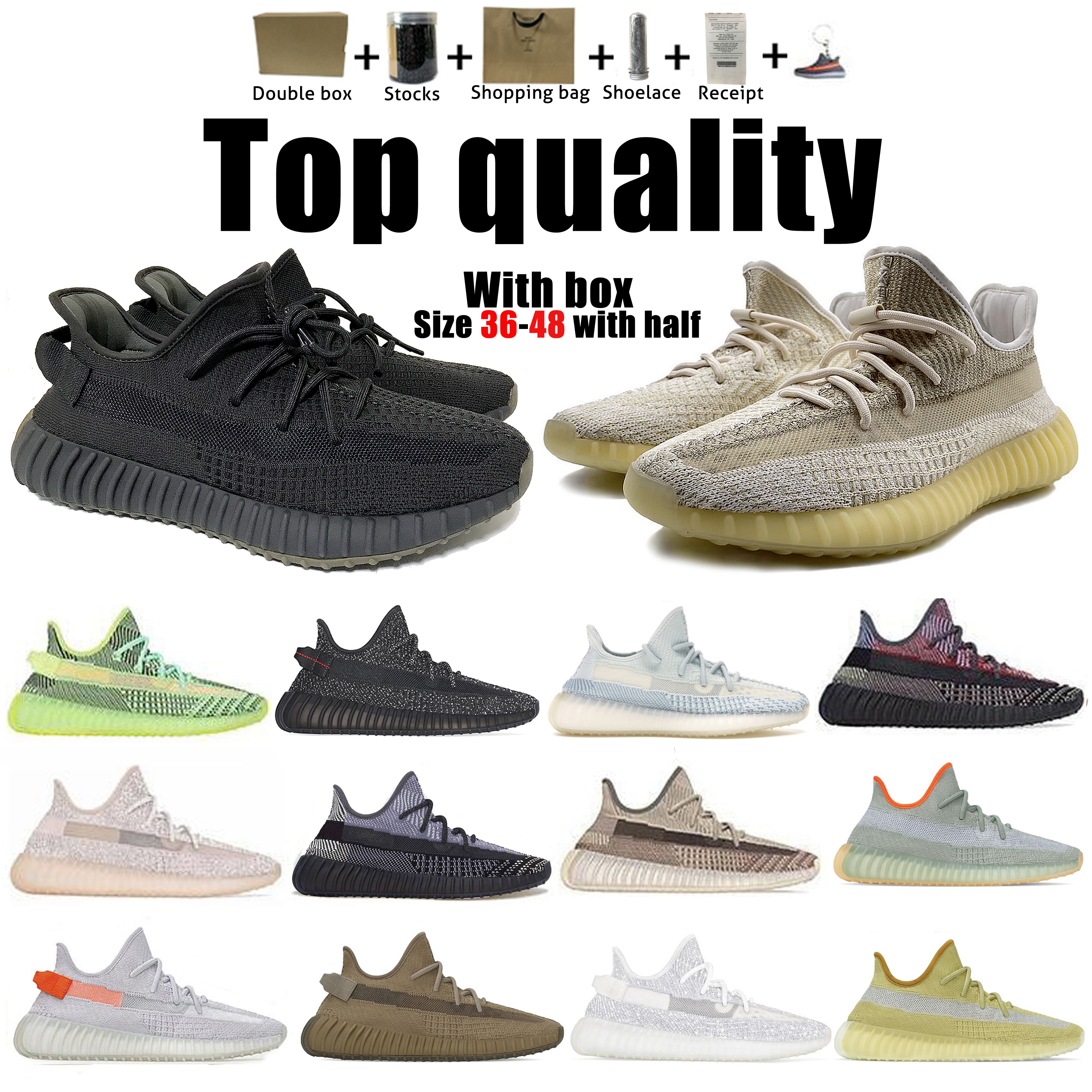 Top Quality Kanye West Men Women Running Shoes Cinder Yecheil Black Reflective Yeezreel Earth Linen Asriel Zebra Trainers Sports 36 to 48, Socks
Top Quality Kanye West Men Women Running Shoes Cinder Yecheil Black Reflective Yeezreel Earth Linen Asriel Zebra Trainers Sports 36 to 48, Socks