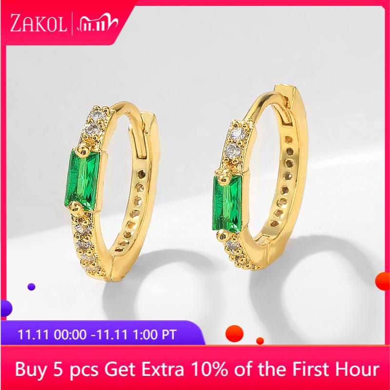 ZAKOL Hot Sale Fashion Classic Cubic Zirconia Simple Round Circle Small Ear Stud Earring for Women Jewelry FSEP2571
ZAKOL Hot Sale Fashion Classic Cubic Zirconia Simple Round Circle Small Ear Stud Earring for Women Jewelry FSEP2571