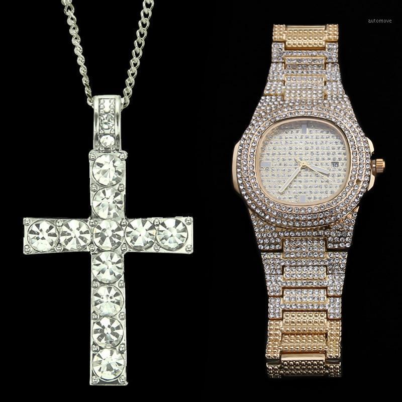 Hip Hop Watch & Necklace Combo Set Luxury Gold Color Stainless Steel Necklaces Chain Out Cuban Watches For Men Jewerly 20201
Hip Hop Watch & Necklace Combo Set Luxury Gold Color Stainless Steel Necklaces Chain Out Cuban Watches For Men Jewerly 20201