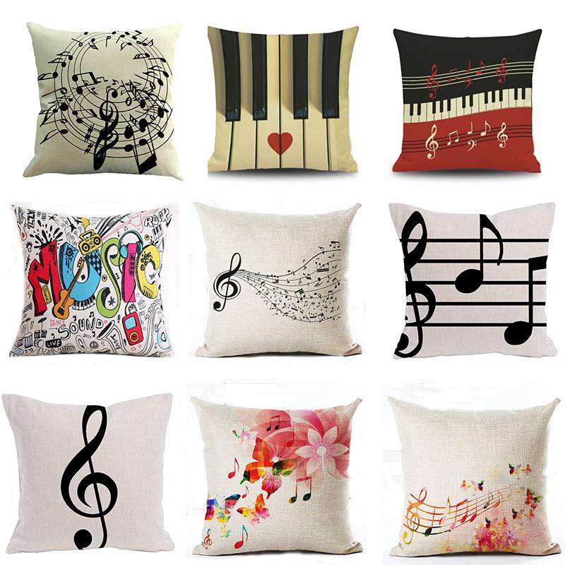 18" Retro Music Note Print Throw Pillow Case Art Home Office Decoration Musical Note Printing Cotton Linen Cushion Cover 45*45cm, 15
18" Retro Music Note Print Throw Pillow Case Art Home Office Decoration Musical Note Printing Cotton Linen Cushion Cover 45*45cm, 15