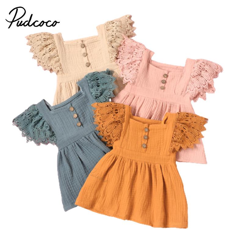 Girl's Dresses Baby Girl Casual Lace Dress Solid Color Short Sleeves Square Neck One-piece Tangerine Yellow/ Grey Blue/ Pink/ Apricot 0-, Red;yellow
Girl's Dresses Baby Girl Casual Lace Dress Solid Color Short Sleeves Square Neck One-piece Tangerine Yellow/ Grey Blue/ Pink/ Apricot 0-, Red;yellow