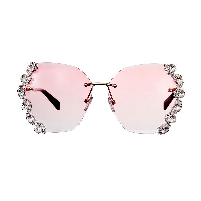 Sunglasses Diamond Rimless Women Bling Brand Designer Men Sun Glasses Ladies Shades Rhinestone Case
Sunglasses Diamond Rimless Women Bling Brand Designer Men Sun Glasses Ladies Shades Rhinestone Case