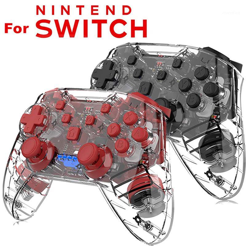 Wireless Bluetooth Controller Gamepad For Switch Pro Crystal Shell Joystick Trigger 6-Axis Gyro Sensor Game Pad1
Wireless Bluetooth Controller Gamepad For Switch Pro Crystal Shell Joystick Trigger 6-Axis Gyro Sensor Game Pad1