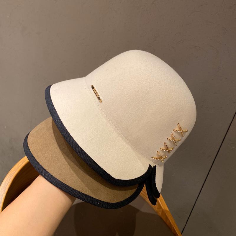 Japanese Design Retro Water Drill Bucket Hat Woman Autumn Winter Wool White Hat Han Winter Beggar Tide, Black
Japanese Design Retro Water Drill Bucket Hat Woman Autumn Winter Wool White Hat Han Winter Beggar Tide, Black