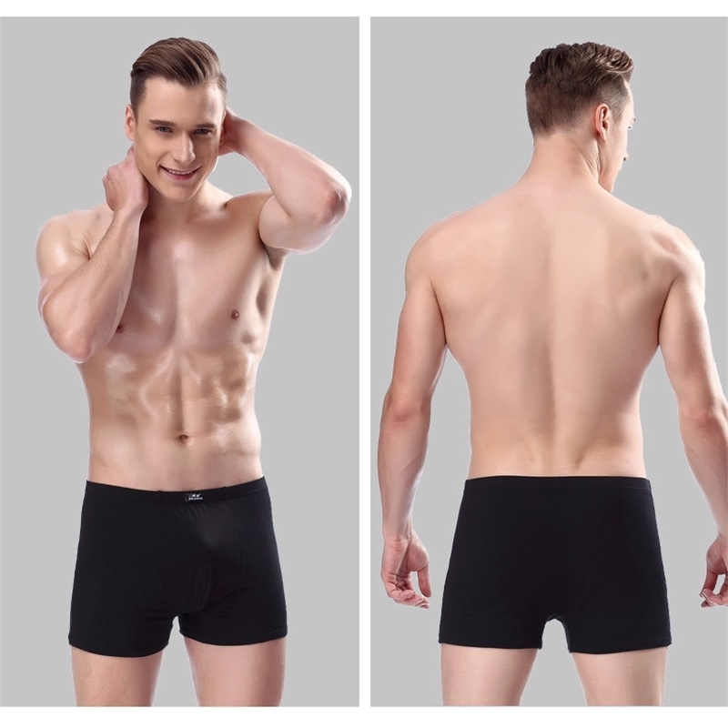 Boxers Man Panties Breathable Underpants Male Boxer 5pcs Soft Undershorts Men Boxers Underwear calzoncillos Plus size 5XL 6XL 201023