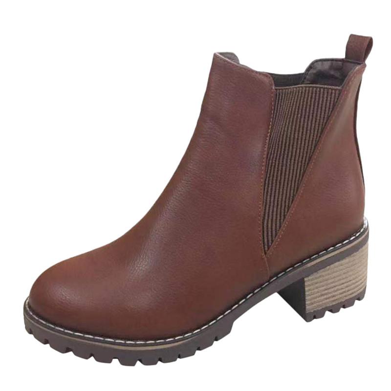 Women Retro Short Boots Round Toe Elastic Band High Heeled Ladies Ankle Boots Coturno Feminino 2020 Winter, As pic
Women Retro Short Boots Round Toe Elastic Band High Heeled Ladies Ankle Boots Coturno Feminino 2020 Winter, As pic