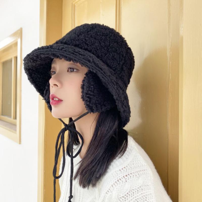 Women Girls Autumn Winter Fisherman Hat With Earmuffs Fashion Korean All-Match Faux Fur Bucket Hat Soft Warm Windproof Caps, Khaki
Women Girls Autumn Winter Fisherman Hat With Earmuffs Fashion Korean All-Match Faux Fur Bucket Hat Soft Warm Windproof Caps, Khaki