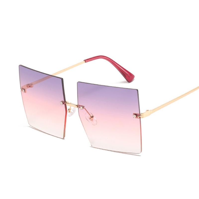Sunglasses Oversized Women High Quality Metal Rimless Sun Glasses For Female Vintage Luxury Square Frameless Gafas De Sol
Sunglasses Oversized Women High Quality Metal Rimless Sun Glasses For Female Vintage Luxury Square Frameless Gafas De Sol