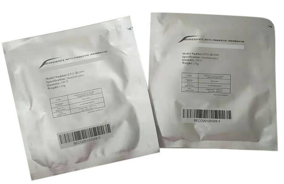 New arrive Fat Freezing Slimming Machine Anti-freezing Membrane Cooling Antifreeze Membrane CE 70g 60g 110g Antifrezee Membranes For Cryotherapy Machi