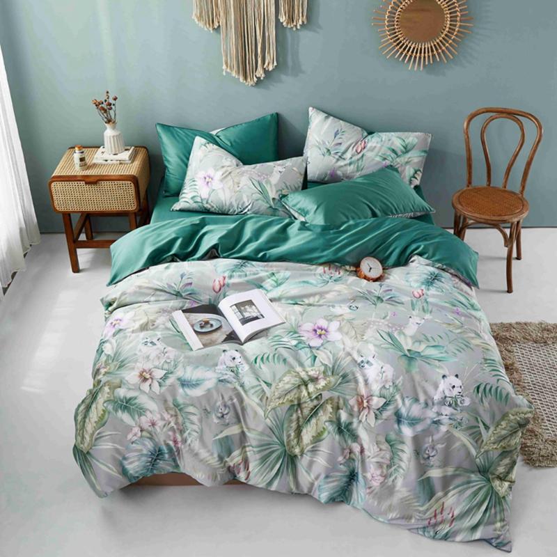 Green Floral bedding set 100% Egyptian cotton pastoral bedclothes bed linen duvet cover queen king size bed sheet home texitle, As pic
Green Floral bedding set 100% Egyptian cotton pastoral bedclothes bed linen duvet cover queen king size bed sheet home texitle, As pic